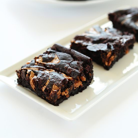 V GF Peanut Butter Brownies