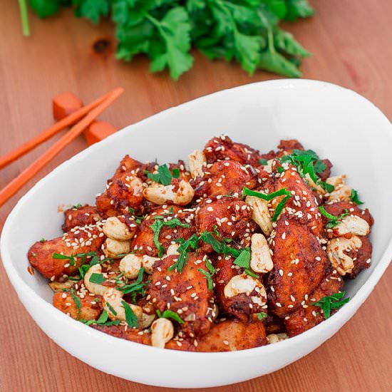 Crockpot Cashew Chicken