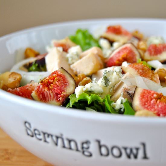 Fig, Walnut & Bleu Cheese Salad