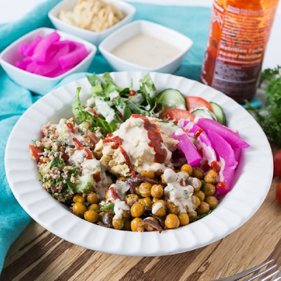 Deconstructed Falafel Bowl