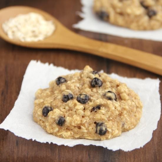 Blueberry Oatmeal Cookies {Clean}