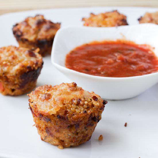 Quinoa Pizza Bites
