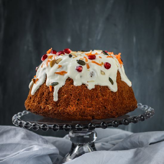 Carrot Cake with Maple Greek Yogurt