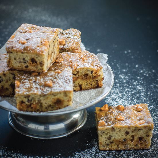 Banana Butterscotch Blondies