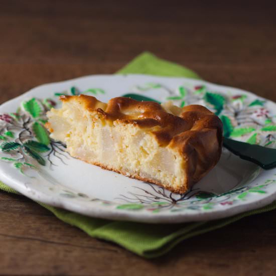 Pear Cake with Spelt Flour
