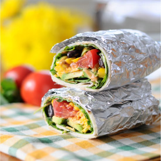 Southwestern Veggie Wrap