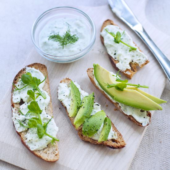 Sourdough Chips & Skinny Feta Dip