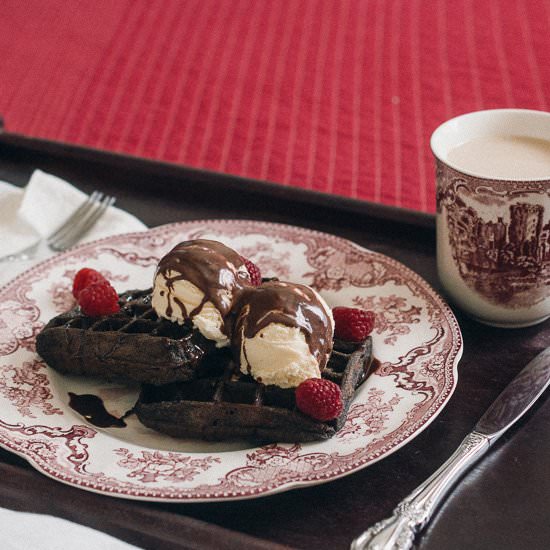 Gluten Free Chocolate Waffles