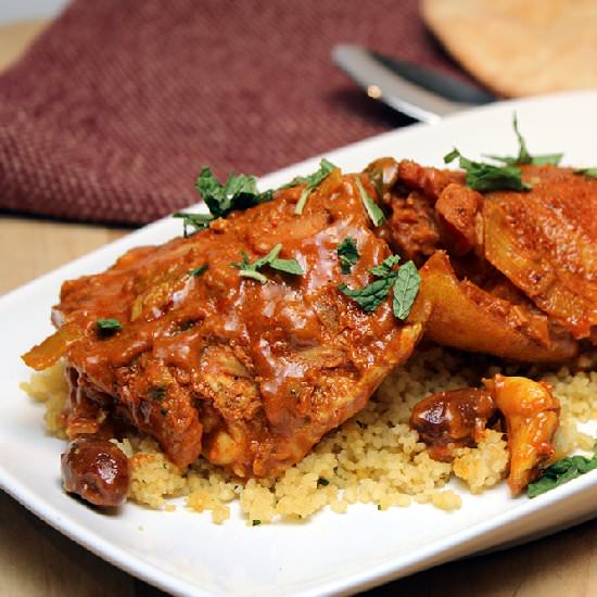 Spicy Harissa Chicken Tagine