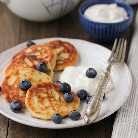 Farmer’s Cheese Pancakes (Sirniki)