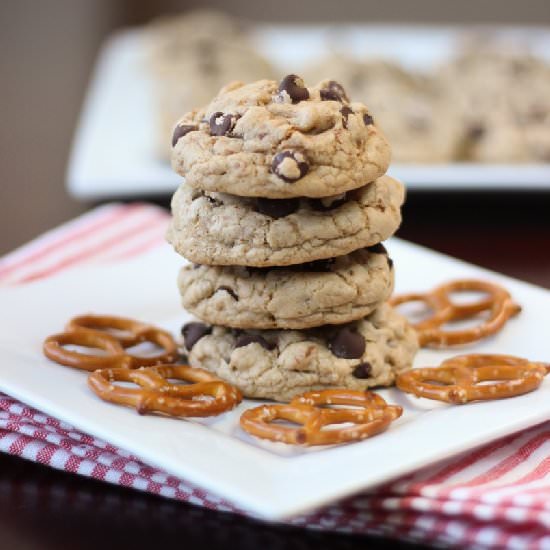 Pretzel Chocolate Chip Cookies