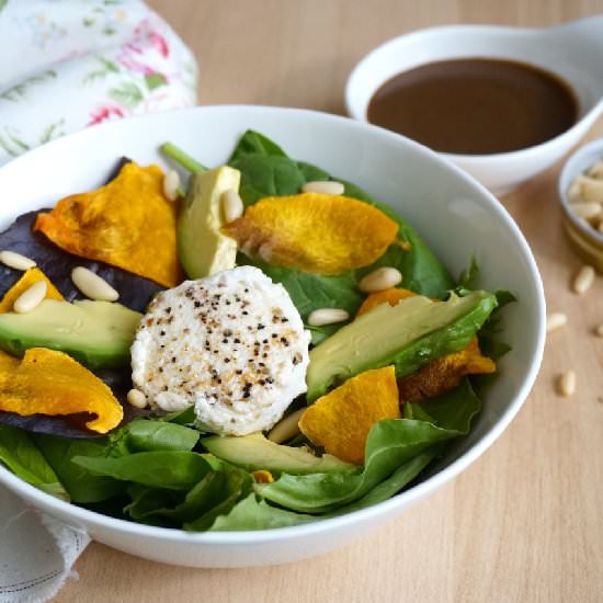 Pumpkin & Goat Cheese Salad