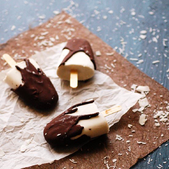 Bounty Bar Popsicles