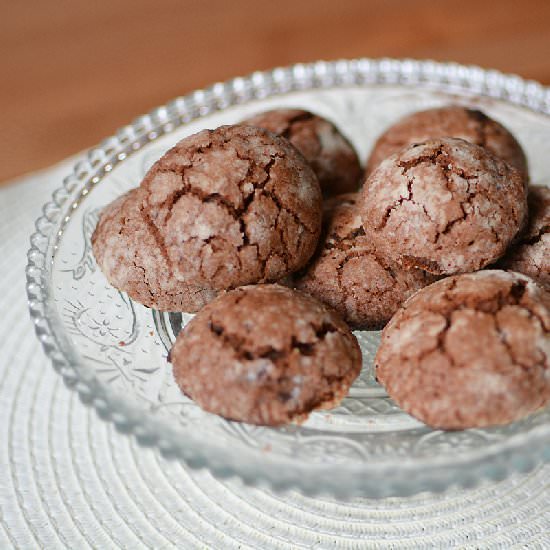 Orange chocolate cookies