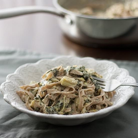 Spinach and Artichoke Pasta