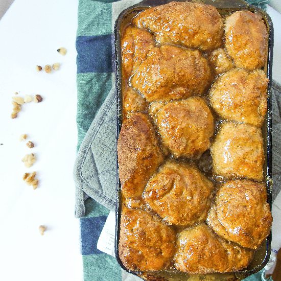 Salted Caramel Monkey Bread
