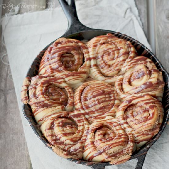 Peanut Butter Chocolate Sweet Rolls