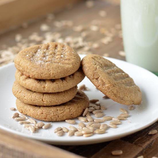 Three-Ingredient Sunbutter Cookies
