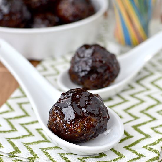 Honey-Balsamic BBQ Meatballs