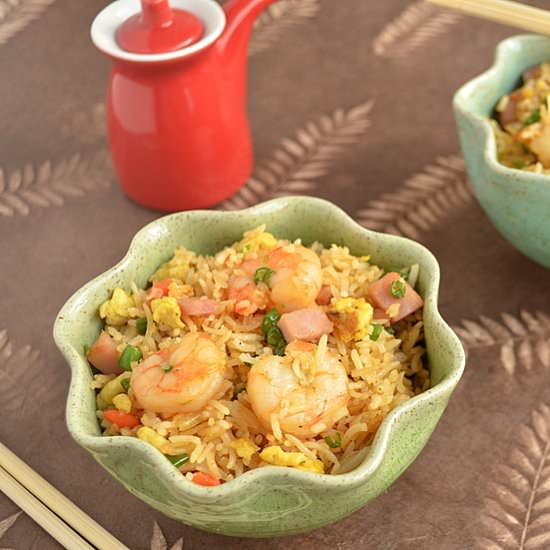 Shrimp &  Ham Fried Rice