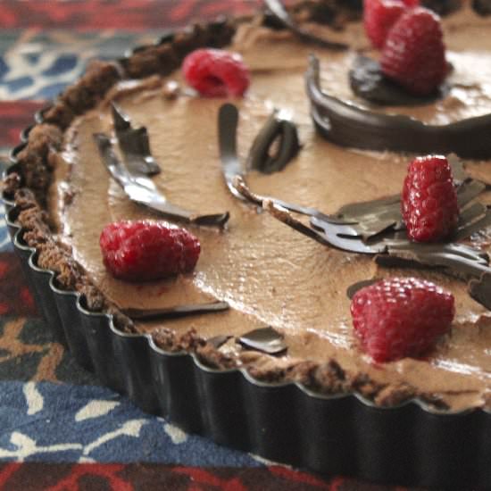 Raspberry Chocolate Mousse Tart