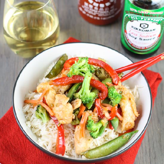 Spicy Sweet Chicken Stir Fry