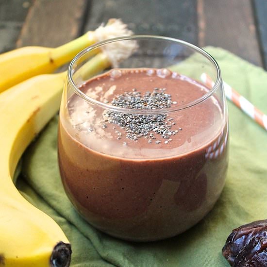 Raw Banana Cacao Smoothie
