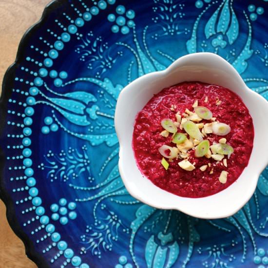 Roasted Beet and Za’atar Dip