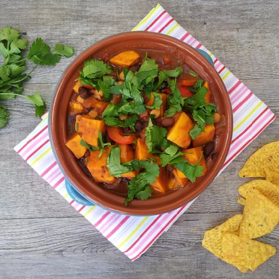 Sweet Potato, Black Bean Chili