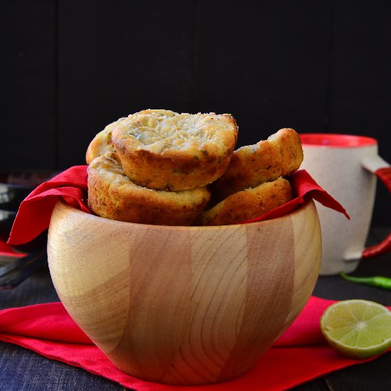 Cheesy Chives Muffins