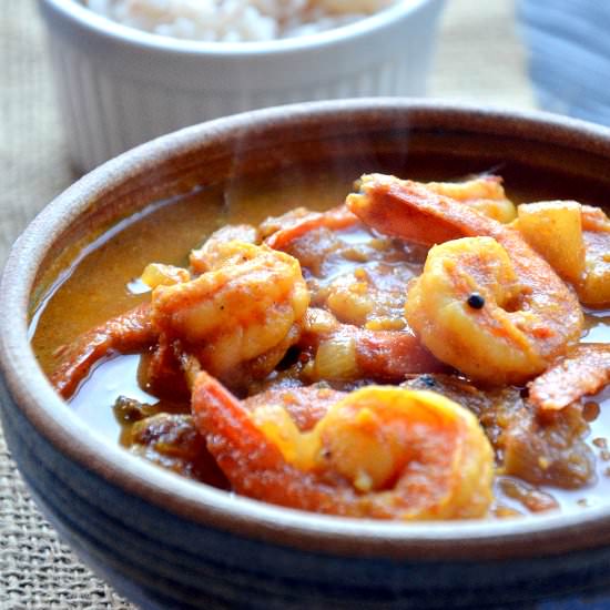 Indian Style Shrimp Curry