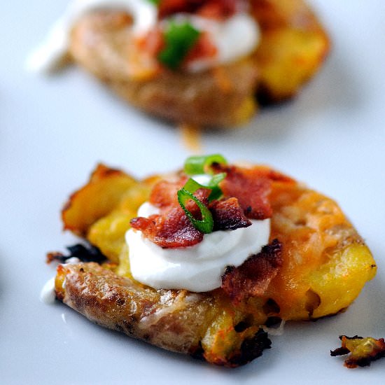 Loaded Smashed Potatoes