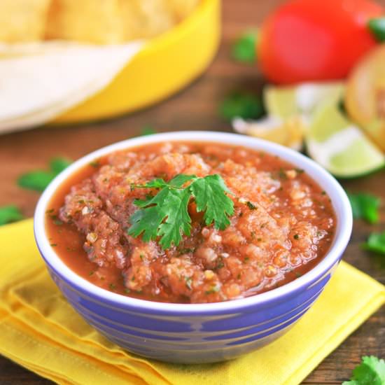 Oven Roasted Mexican Salsa