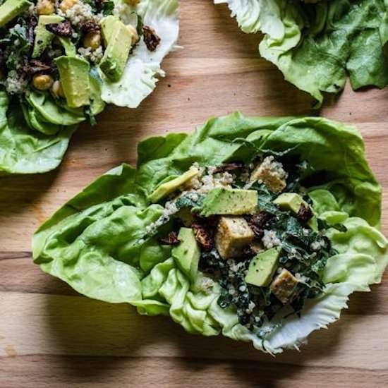 Caesar Lettuce Wraps