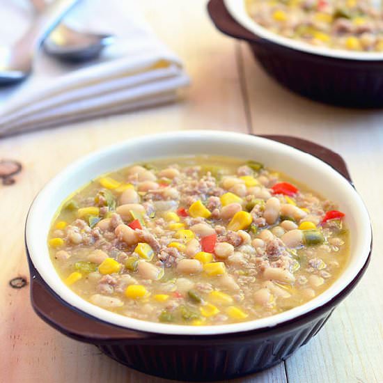 White Lightning Turkey Chili
