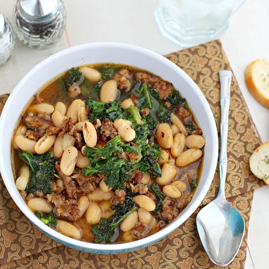 Kale, White Bean and Sausage Soup