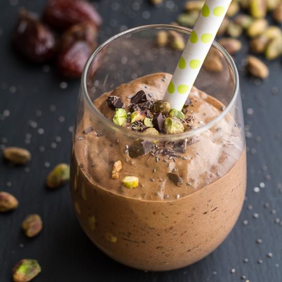 Chocolate Pistachio Shake