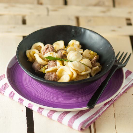 Orecchiette with Sausage