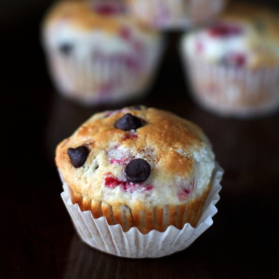 Chocolate Raspberry Muffins