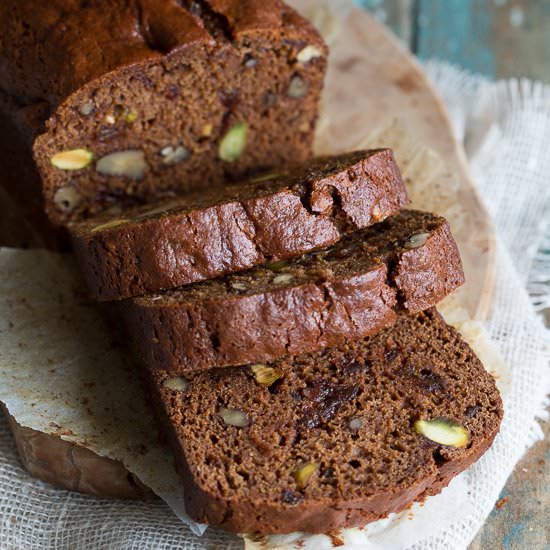 Coffee date cake