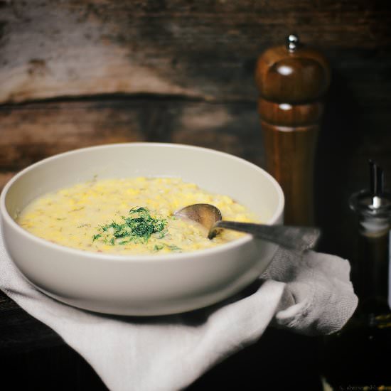 Lentil and tahini soup