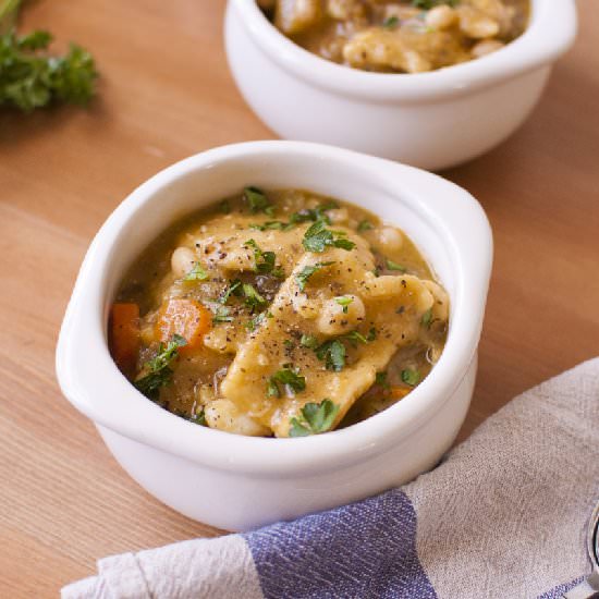 White Bean Dumpling Stew