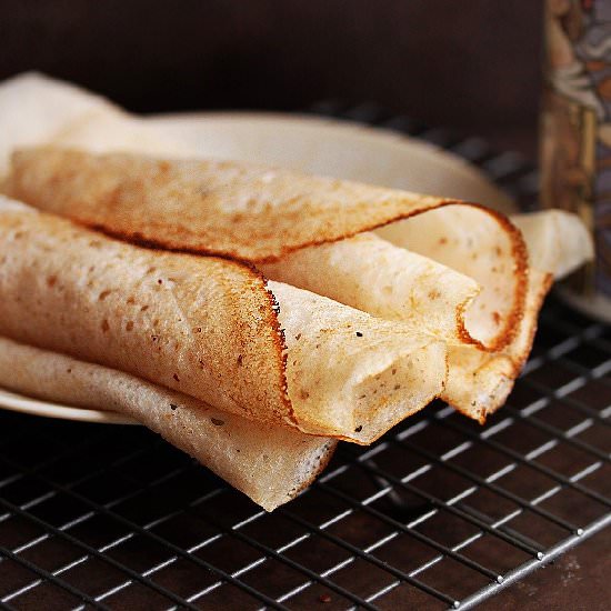 Rice Dosa or Rice Crepes