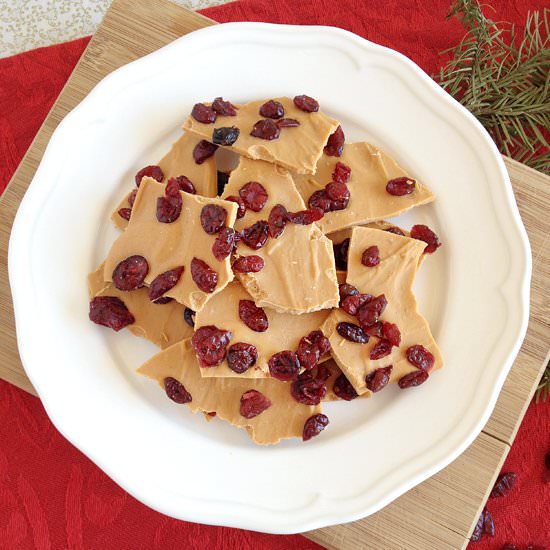 Caramelized White Chocolate Bark