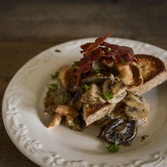 Mushrooms on Toast