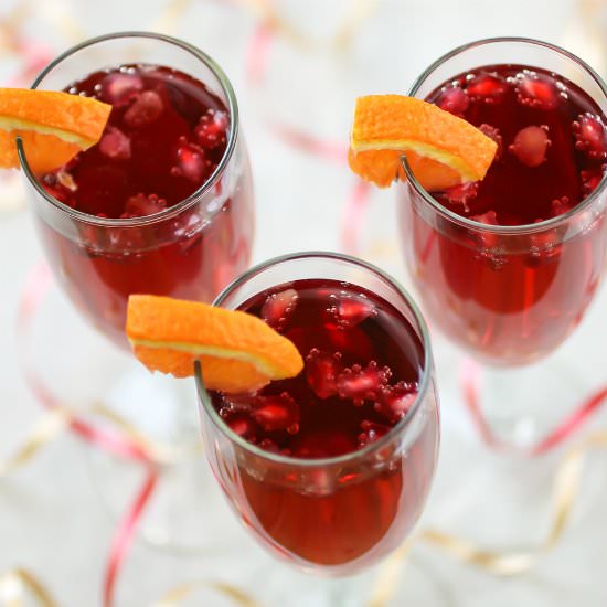 Pomegranate Orange Spritzer