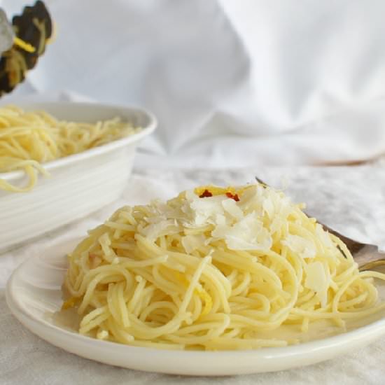 Lemon Garlic Pasta