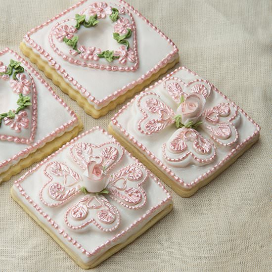 Tufted Heart Sugar Cookie
