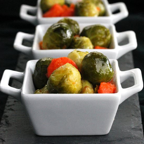 Brown Sugar Brussel Sprouts