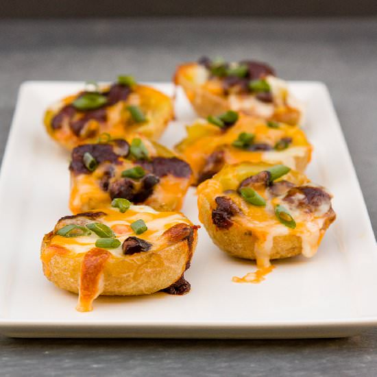 Baked Mexican Potato Skins